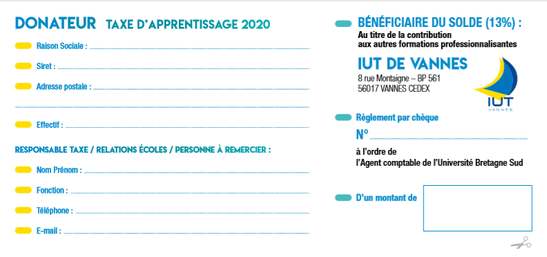 Engagement de versement taxe d