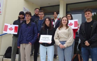 Nouveauté à la rentrée 2023 : 11 étudiants.es en année académique au Canada